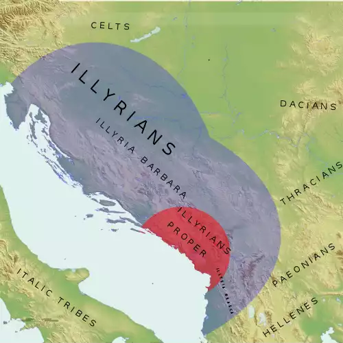 معنی کلمه ایلیریا در لغت نامه دهخدا