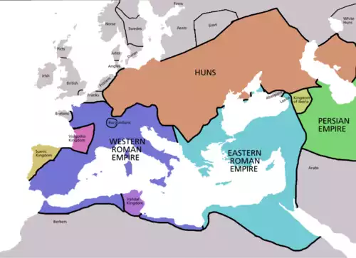 معنی کلمه قرون وسطی در فرهنگ فارسی